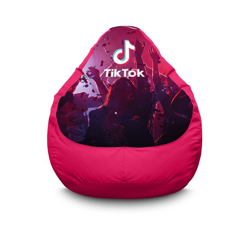 

Кресло мешок iPuff "Tik Tok. Dance" Оксфорд XXXL (100х135 см) Розовый