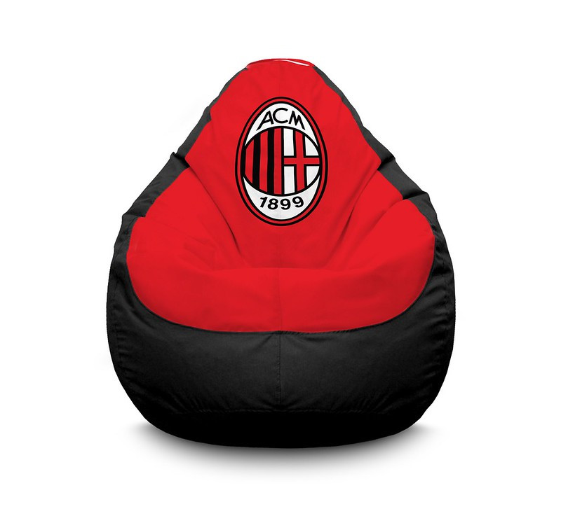 

Кресло мешок iPuff "Football. Milan FC" Оксфорд XL (80х110 см) Красный/Черный