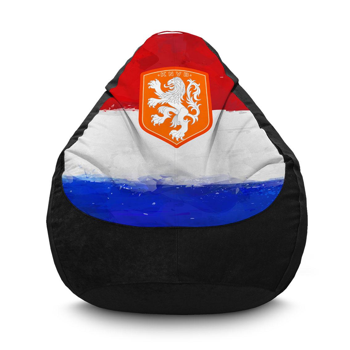 

Кресло мешок iPuff "Сборная Хорватии" Флок XXXL (100x135 см) Черный