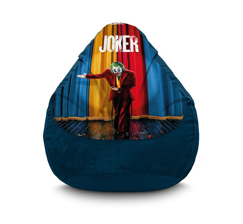 

Кресло мешок iPuff "Joker. TV show" Флок XXL (90x125 см) Темно-синий