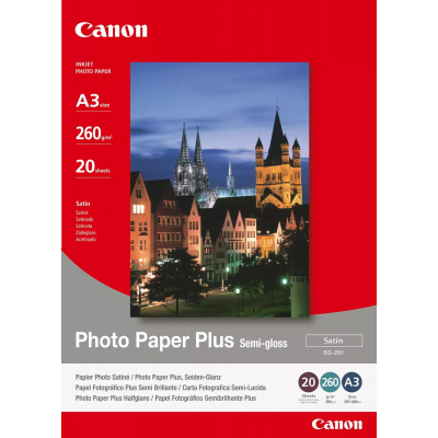 

Бумага Canon A3 Photo Paper Plus Semi-gloss SG-201, 20sh (1686B026)