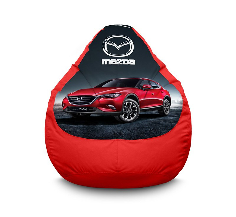 

Кресло мешок iPuff "Mazda. CX-4" Оксфорд XL (80х110 см) Красный