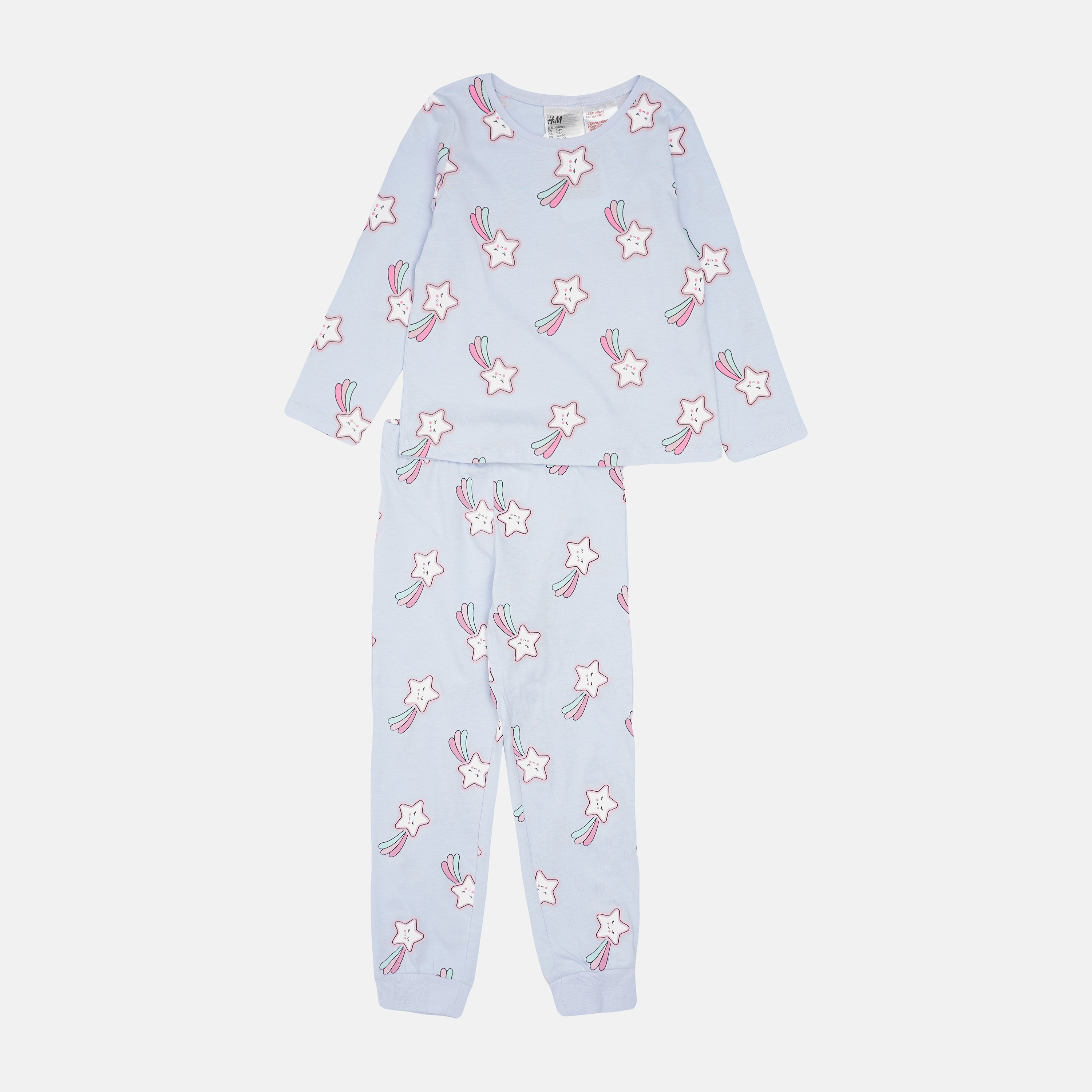 

Комплект (лонгслив+ штаны) H&M HOM92187 98-104 см Голубая комбинировнная