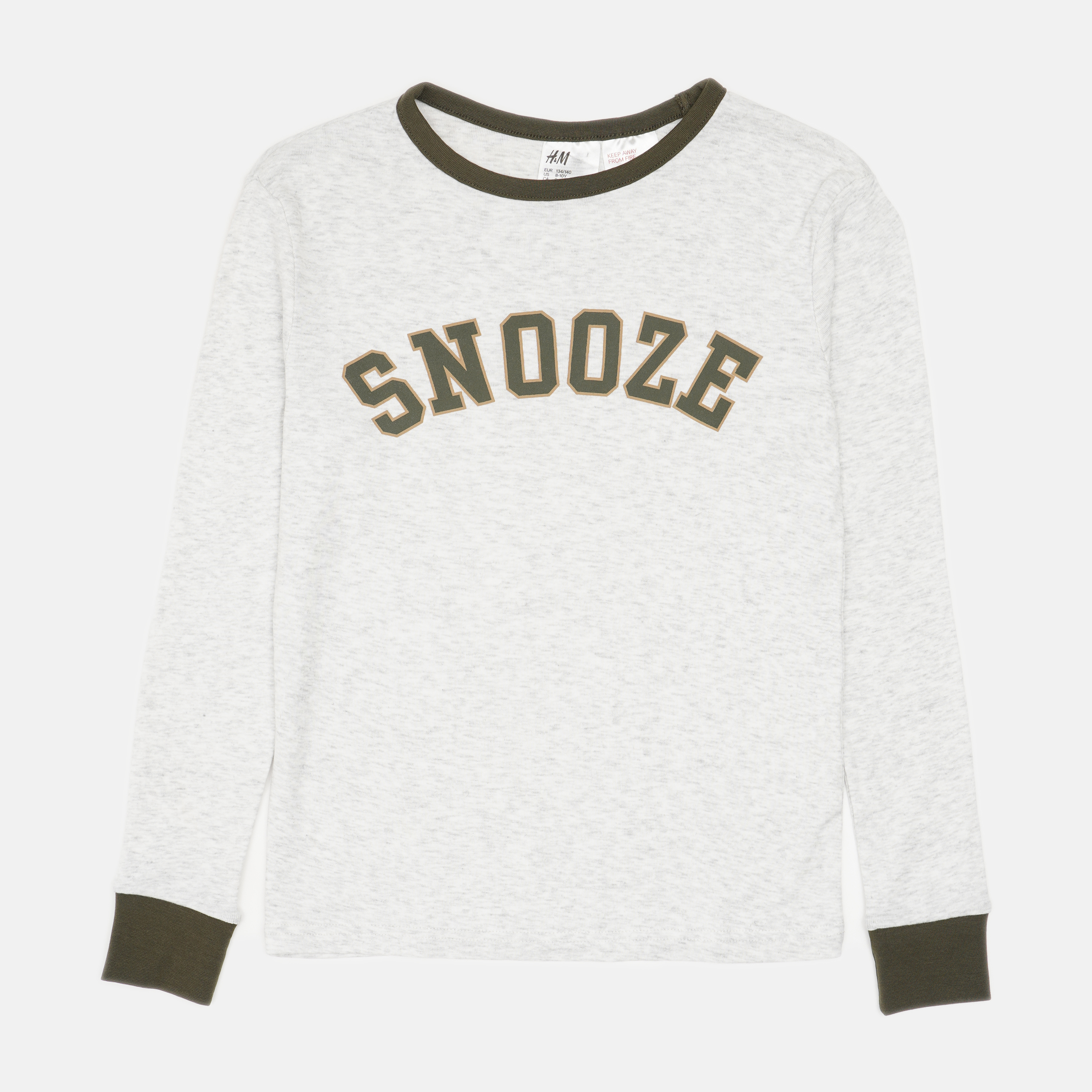 

Лонгслив H&M HOM92222 134-140 см Серый (Er_2000000331089)