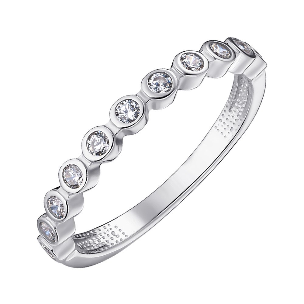 

Серебряное кольцо с фианитами 000148544 16.5 размера