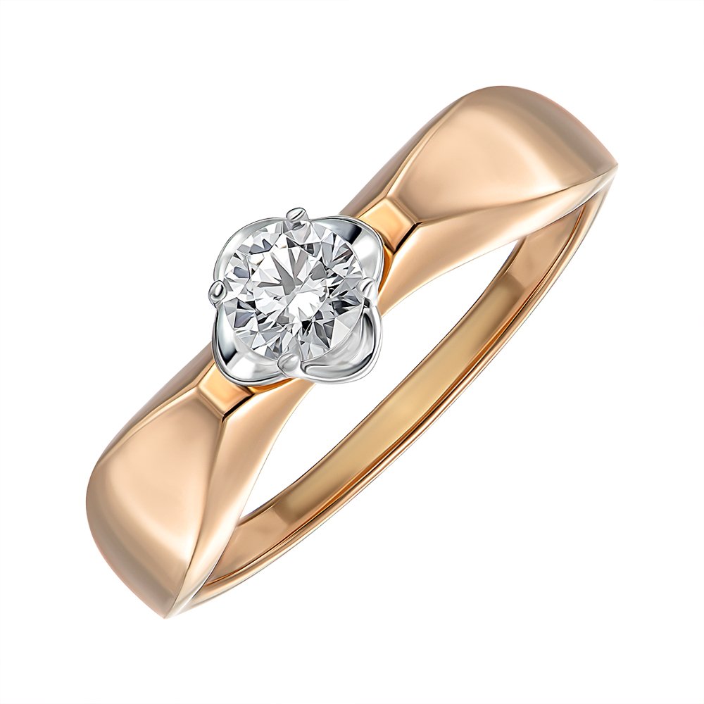 

Кольцо в красном цвете с кристаллом Swarovski 000149908 19 размера