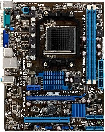 

Материнская плата Asus M5A78L-M LX3 AM3+ (760G) MicroATX