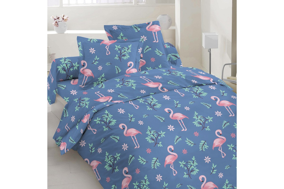 

Комплект постельного белья "ТЕП" полуторный 350 Flamingo, 70x70