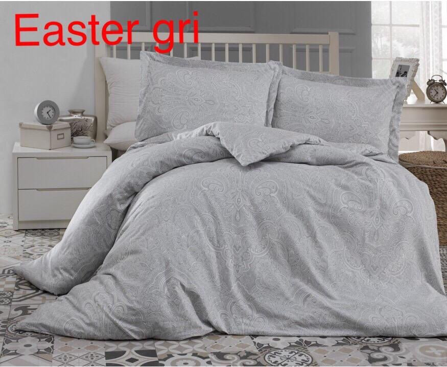 

Постельное белье Altinbasak сатин 200x220 Easter gri