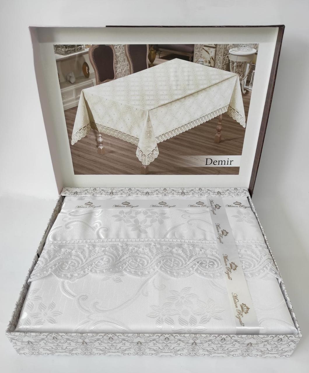 

Скатерть Maison Royale 160x260 ovale Demir White