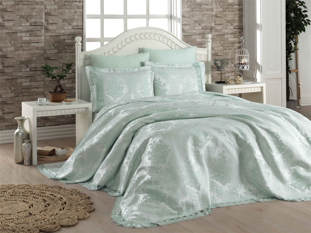 

Покрывало Dantela Ilgas Mint 260*260