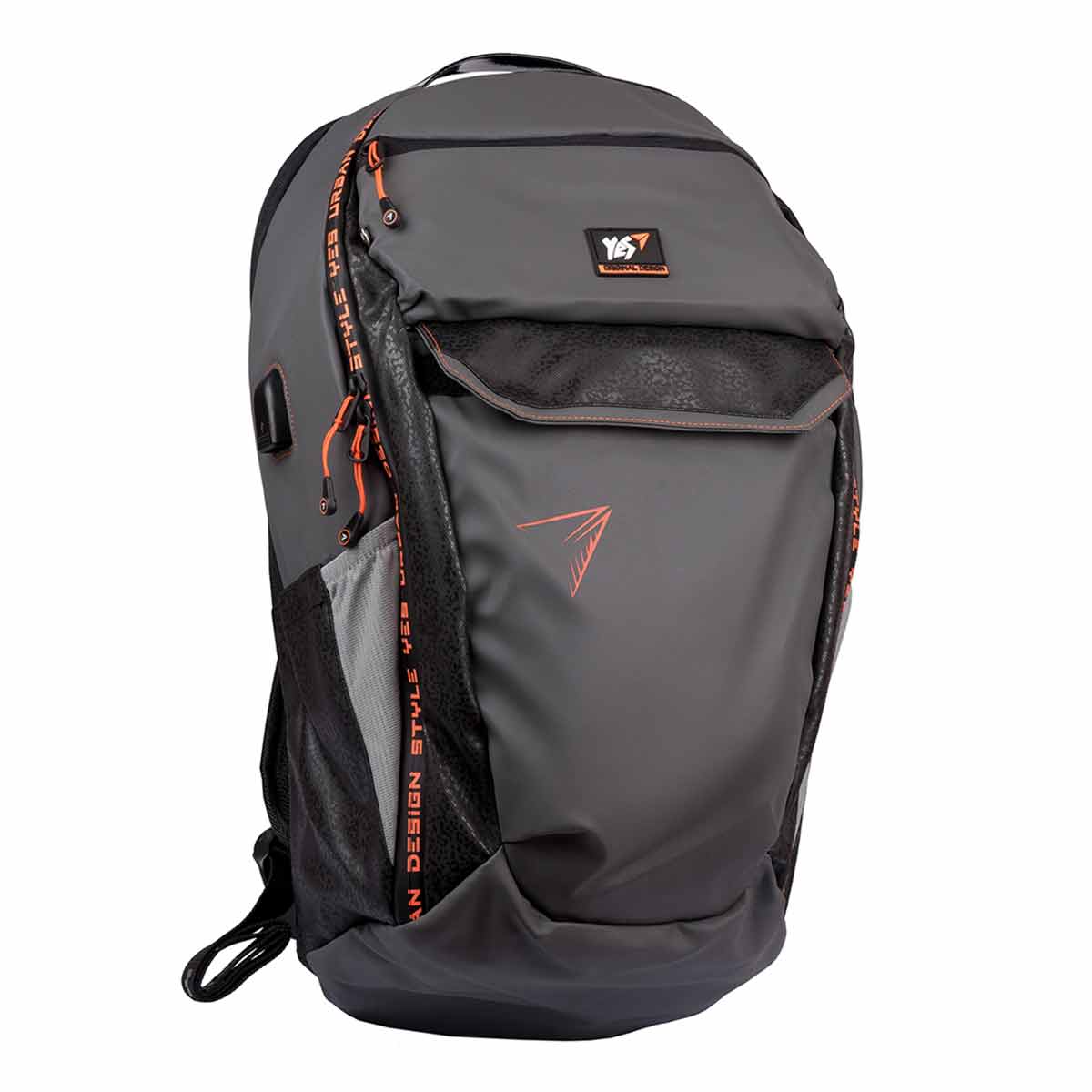 

Рюкзак YES Urban disign style T-114 25 л 49 × 30 × 17 см серый с черным