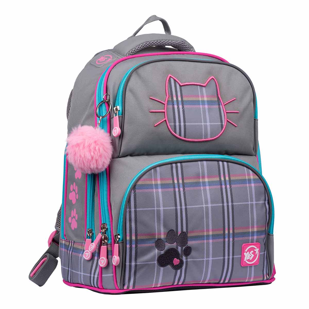 

Рюкзак школьный YES Juno Max Love S-30 17,5 л 38 × 31 × 19 см серый (558580)