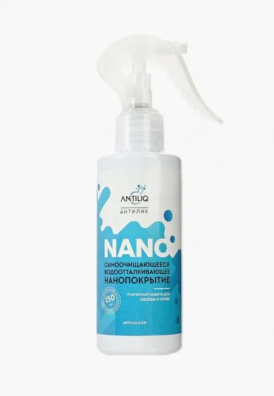 

Водоотталкивающее самоочищающееся нанопокрытие ANTILIQ NANO 150 мл