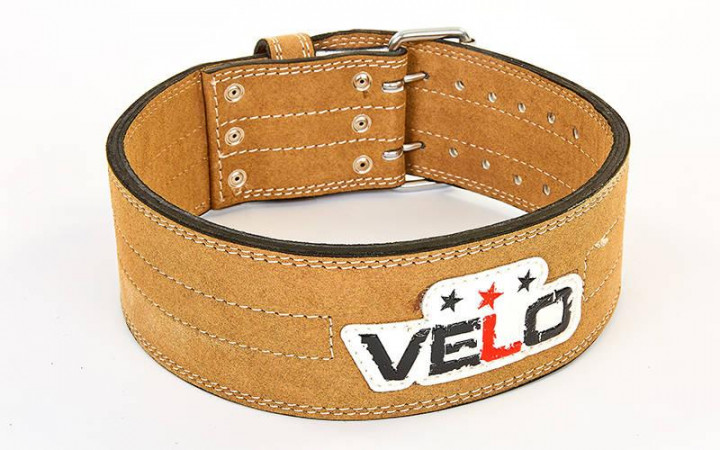 

Пояс для пауэрлифтинга кожаный VELO L VL-6645