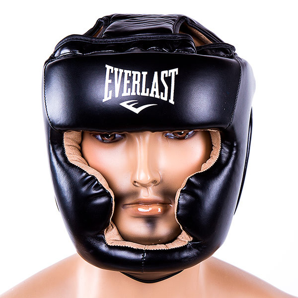 

Боксерский шлем закрытый Everlast (S) черный EVF475