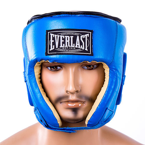 

Шлем Everlast, кожа, размер S, синий, EV480