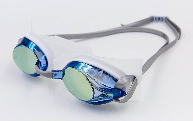 

Очки для плавания MadWave RAINBOW Grey-White M042726