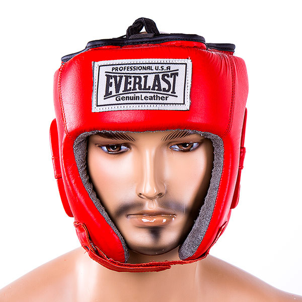 

Шлем Everlast, кожа, размер L, красный, EV480