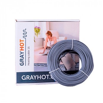 

Нагревательный кабель GrayHot (92Вт/6м) 0,5-0,8 м2