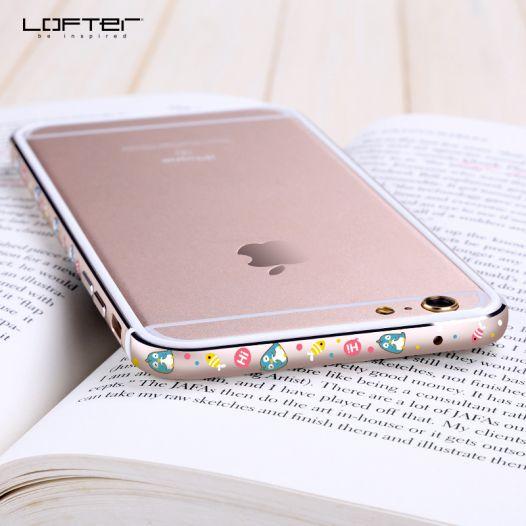 

Металлический бампер Epik Lofter Cutie Series для Apple iPhone 6/6s (4.7") Пингвин