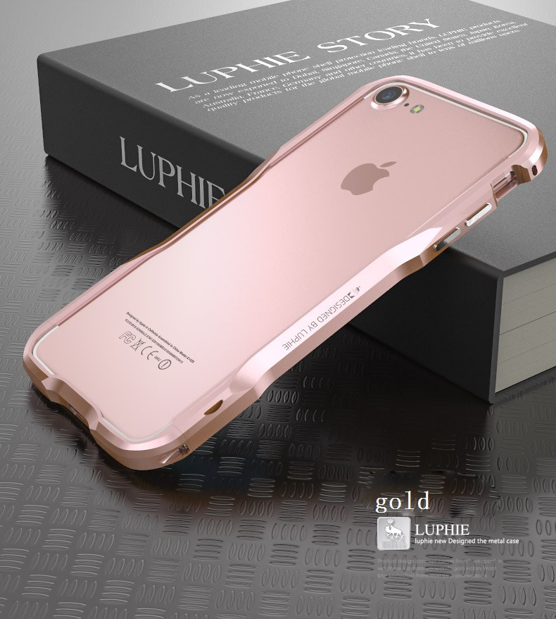 

Металлический бампер Luphie Razon для Apple iPhone 7 / 8 (4.7") Rose Gold