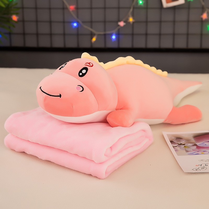 

Плед-Подушка Sofi Soft Крокодил розовый 60 см