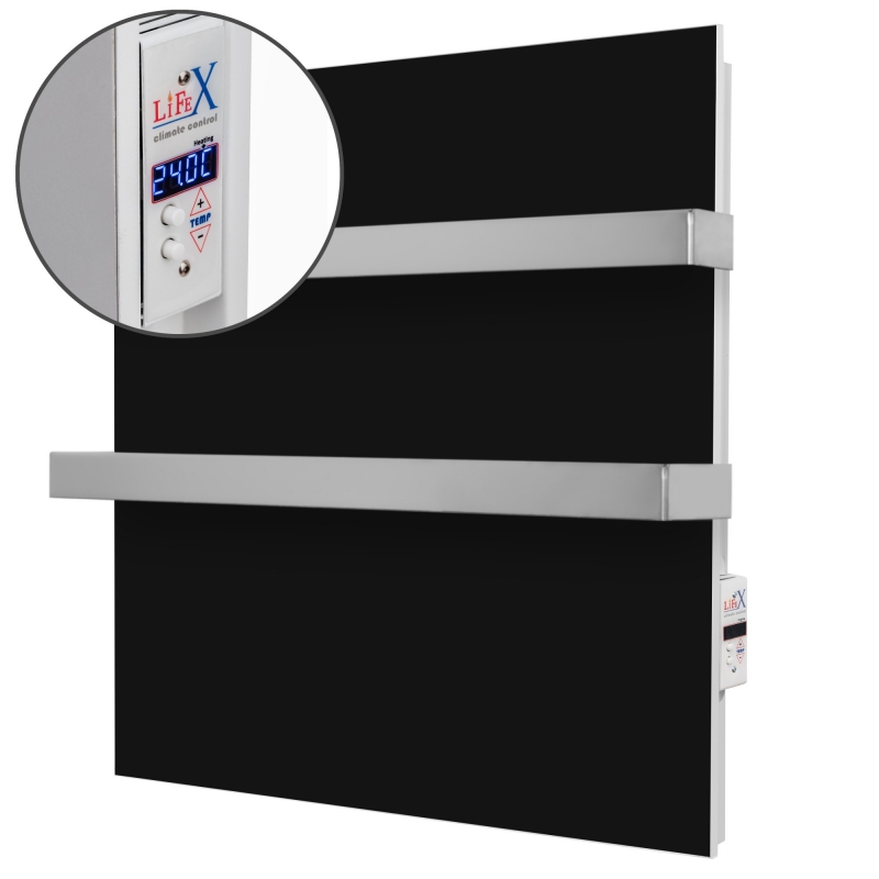 

Керамический полотенцесушитель LIFEX W.Towel 400 Duo черный с программатором (PSK400DBL)