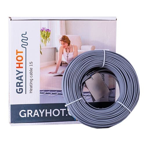 

Теплый пол GrayHot 0,6 m2 электрический нагревательный кабель