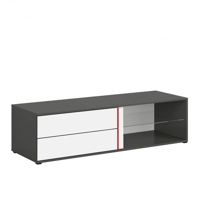

Тумба ТВ Graphic Black Red White 143х38.5x48.5 (GRA_ RTV2S_142) 002394