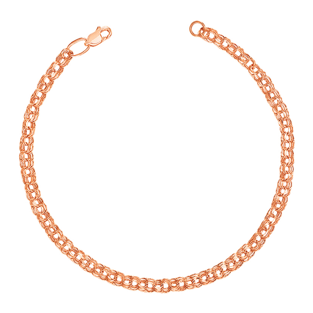 

Браслет в красном цвете золота 000126081 18 размера