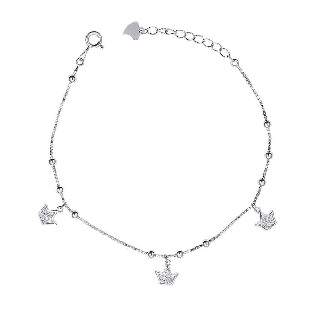 

Серебряный браслет с фианитами 000148971 16.5 размера