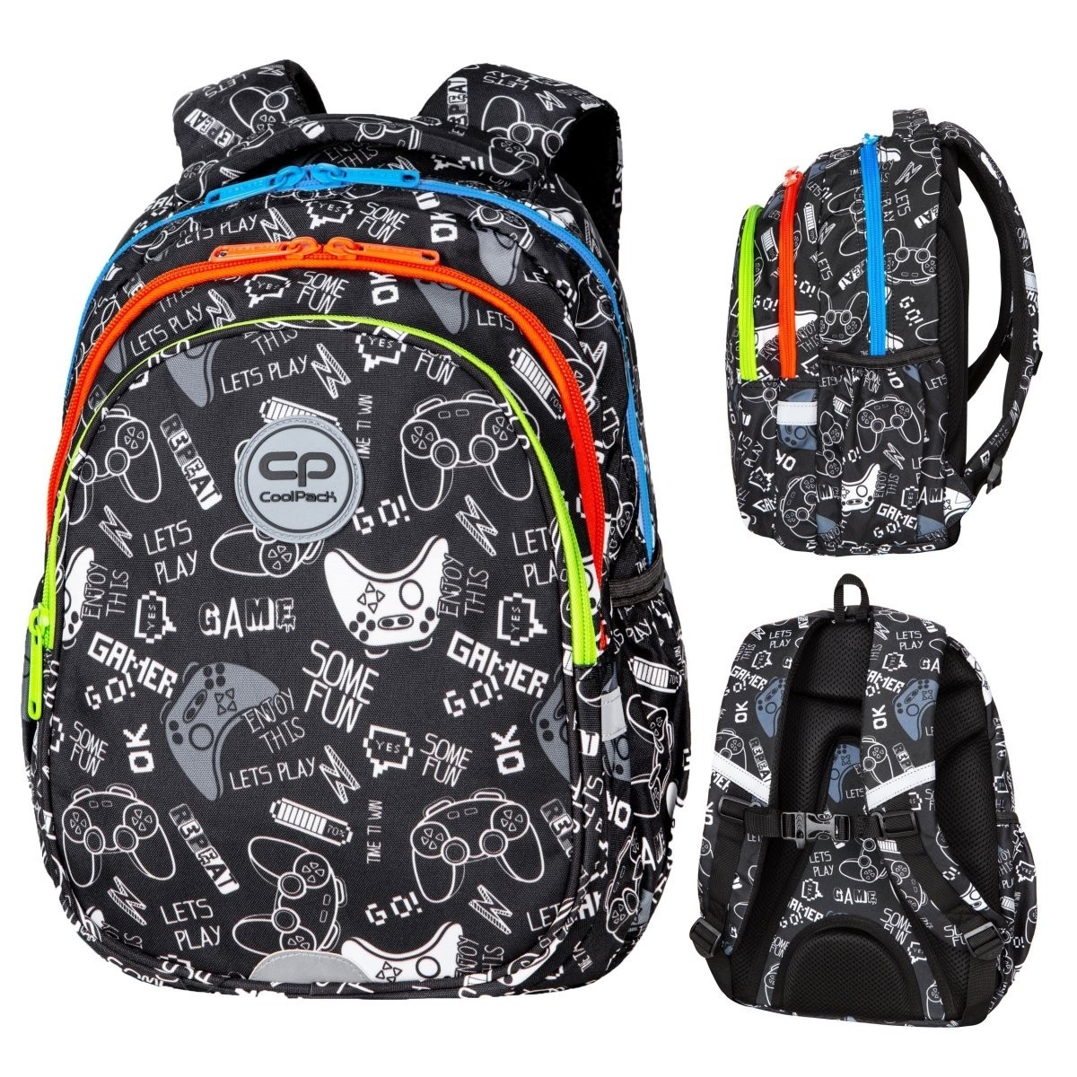 

Рюкзак молодежный CoolPack Jerry GAME OVER (D029326)