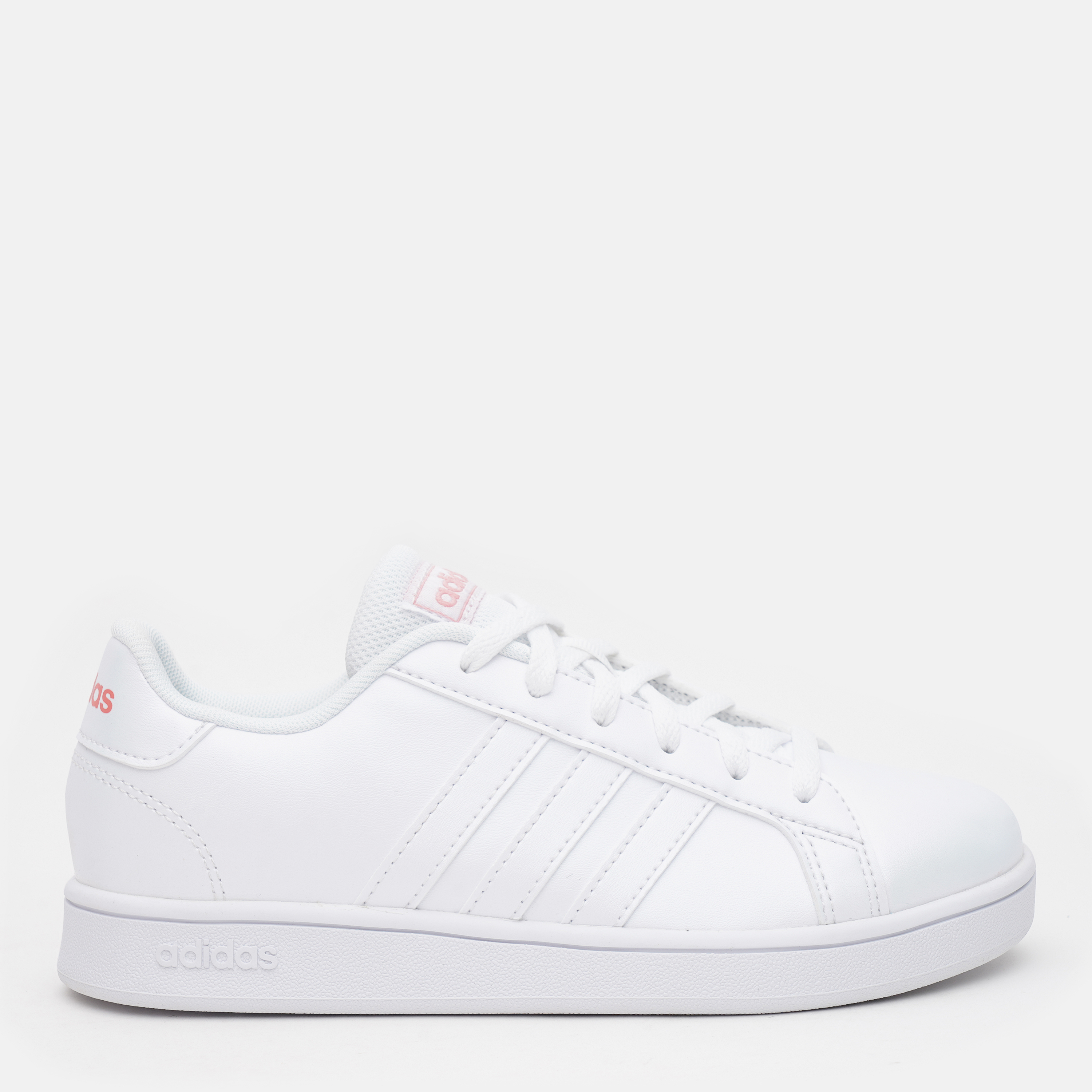 

Кеды детские Adidas Grand Court K GZ5258 37.5 (5.5) 22.9 Ftwwht/Ftwwht/Suppop
