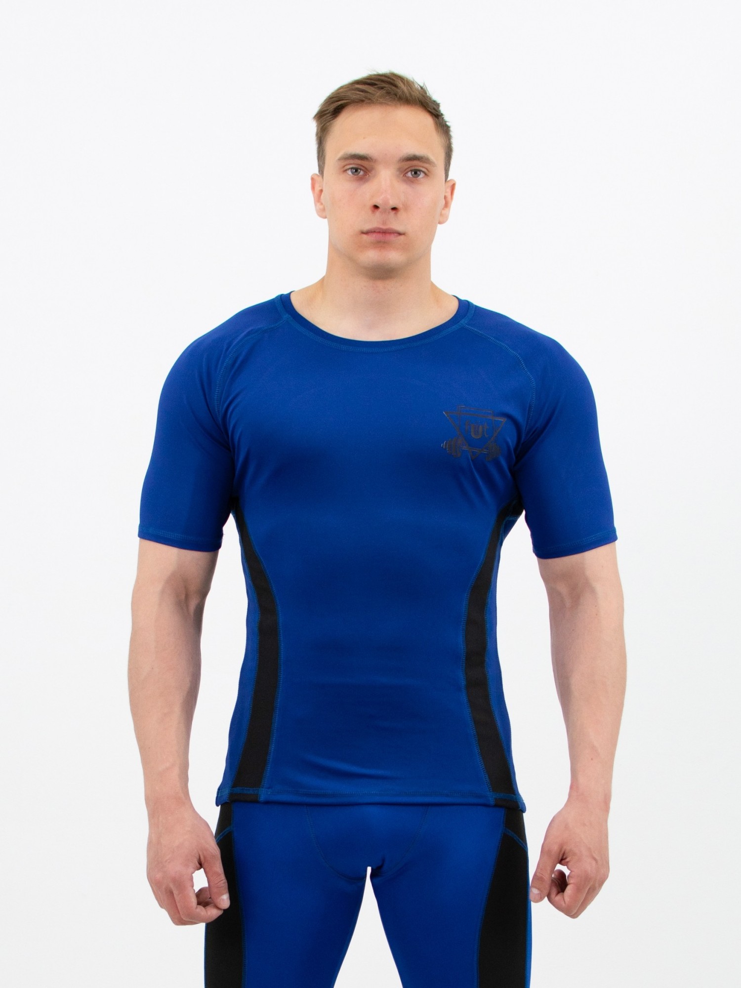 

Рашгард компрессионный мужской fitU Armm b-blue  Синий, Рашгард компрессионный мужской fitU Armm b-blue L Синий
