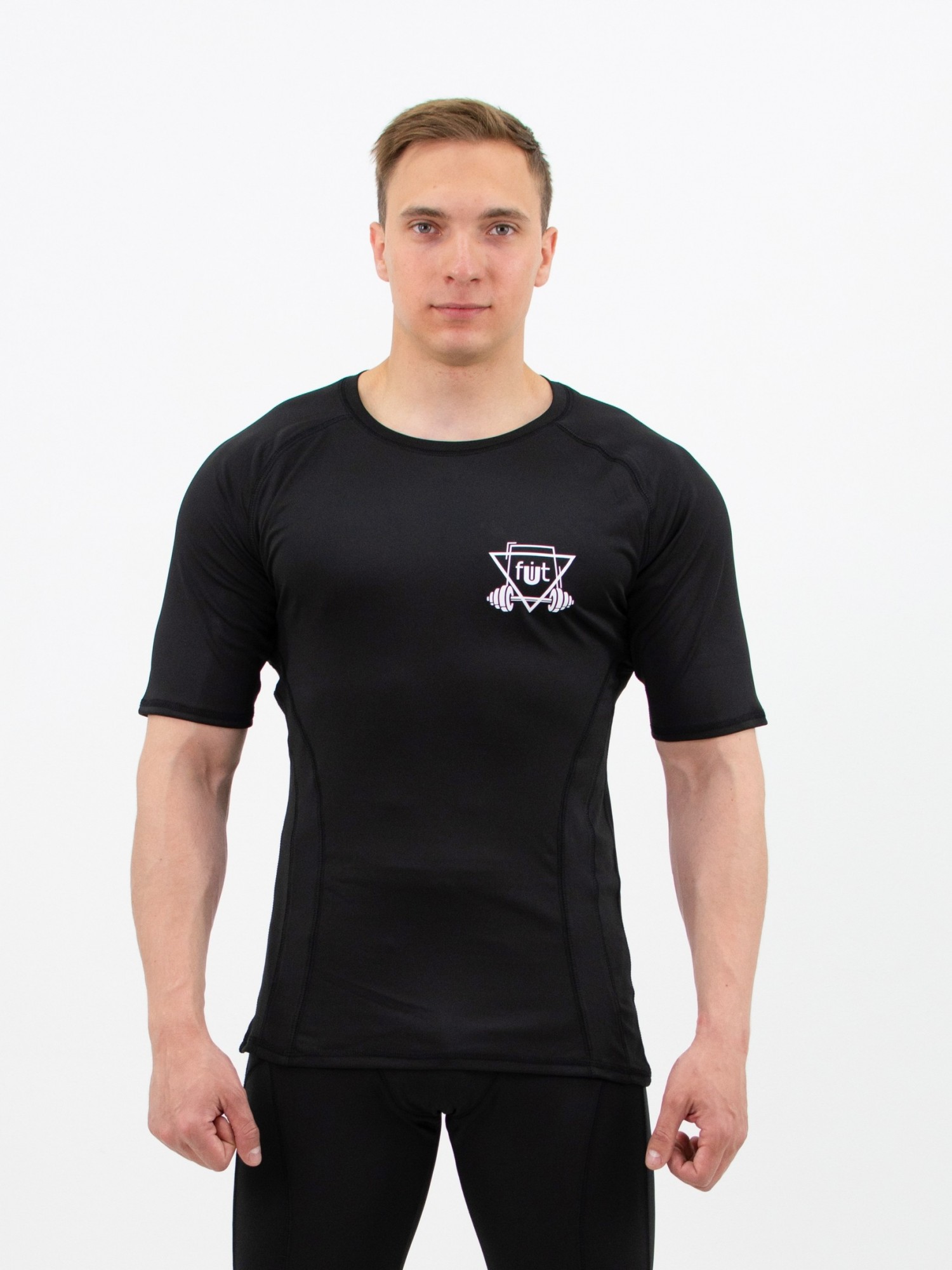 

Рашгард компрессионный мужской fitU Armm black  Черный, Рашгард компрессионный мужской fitU Armm black S Черный