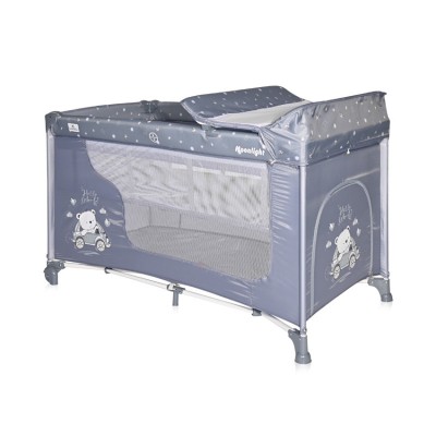 

Детский манеж Bertoni/Lorelli MOONLIGHT 2L silver blue