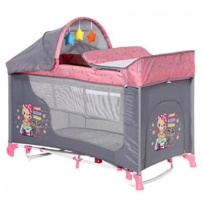 

Детский манеж Bertoni/Lorelli MOONLIGHT 2L-R (pink trav)