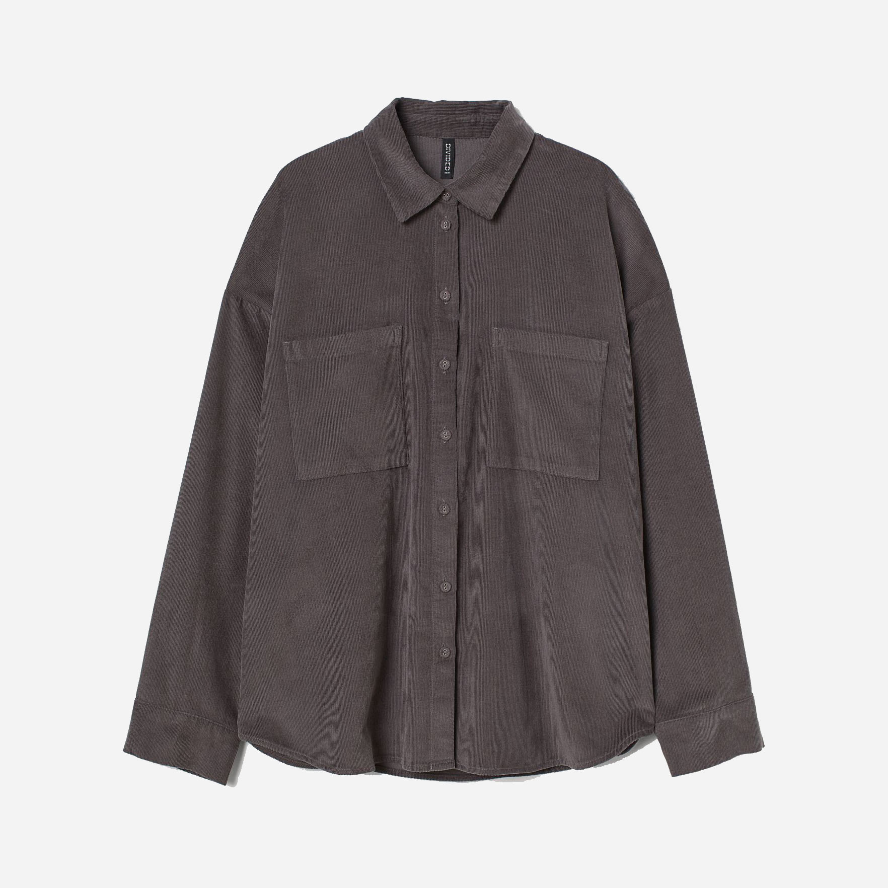 

Рубашка H&M 1807-8717102 XS Темно-серая