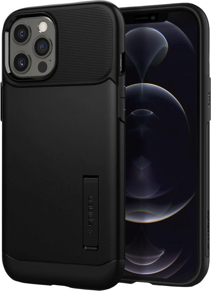 

Панель Spigen Slim Armor для Apple iPhone 12/12 Pro Black