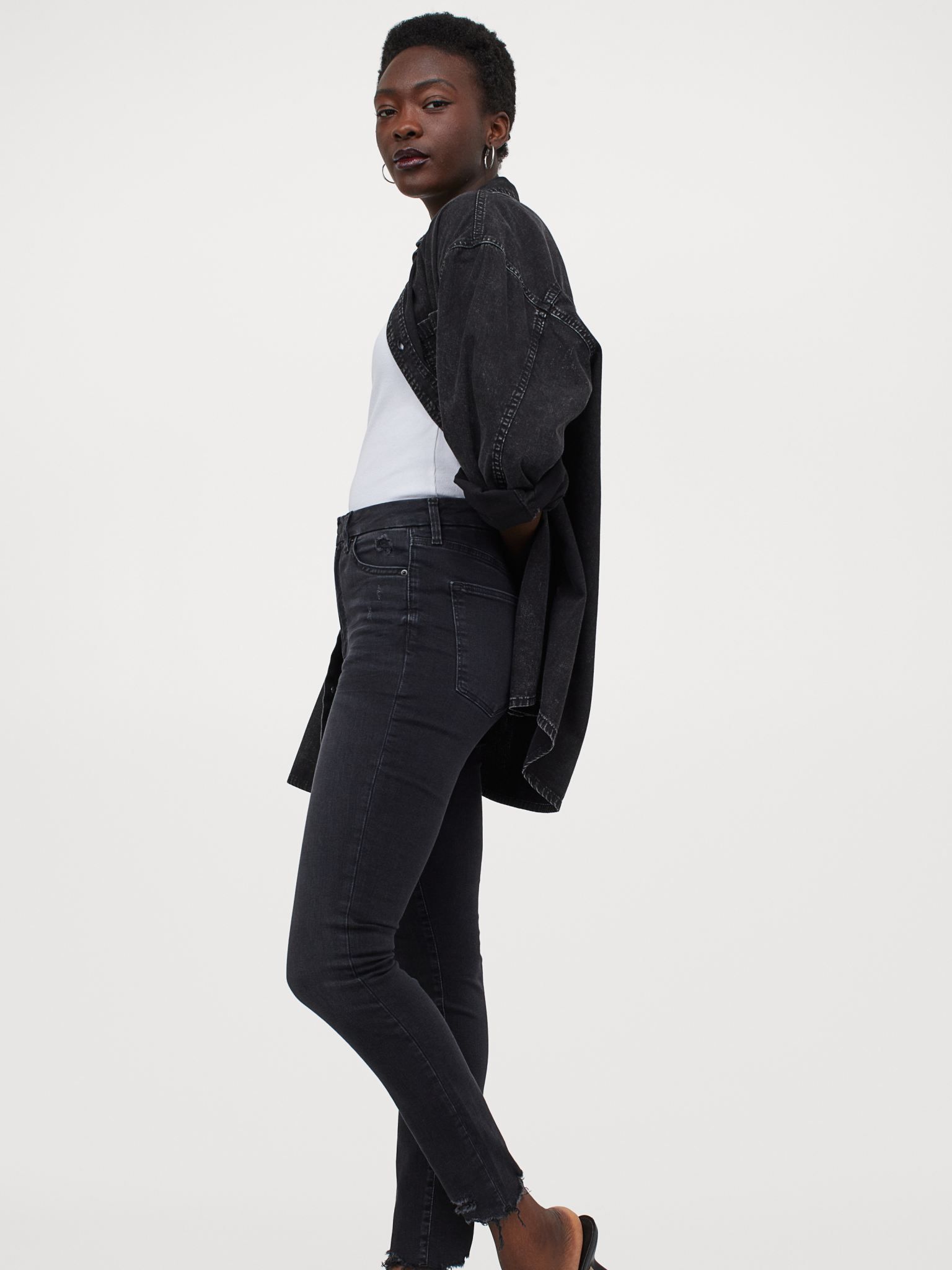 

Джинсы H&M 2807-8828992 46 Черные