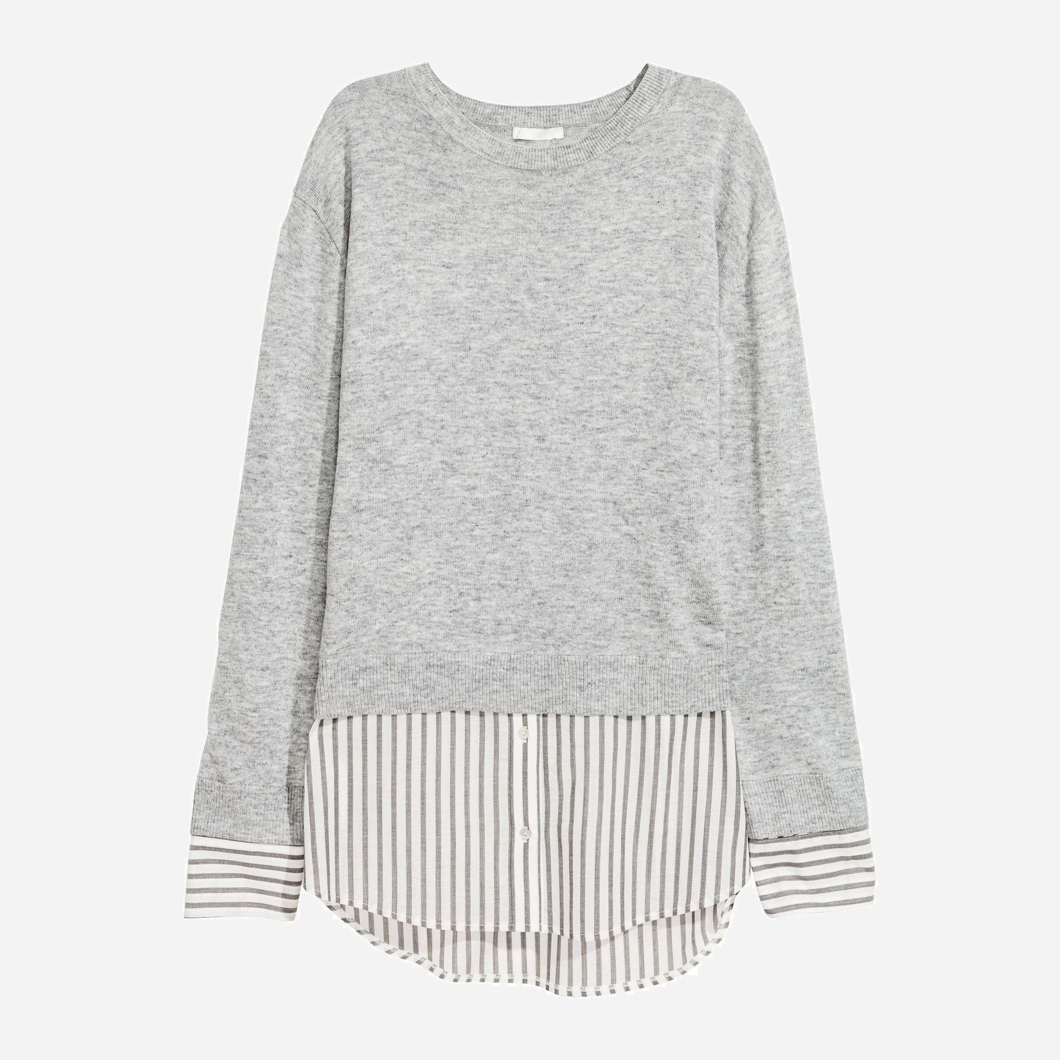 

Джемпер H&M 2307-5274096 L Серый