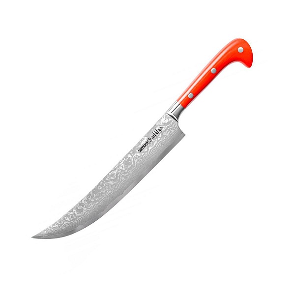 

Нож кухонный для нарезки 210 мм Samura Sultan (SU-0045DBR) red