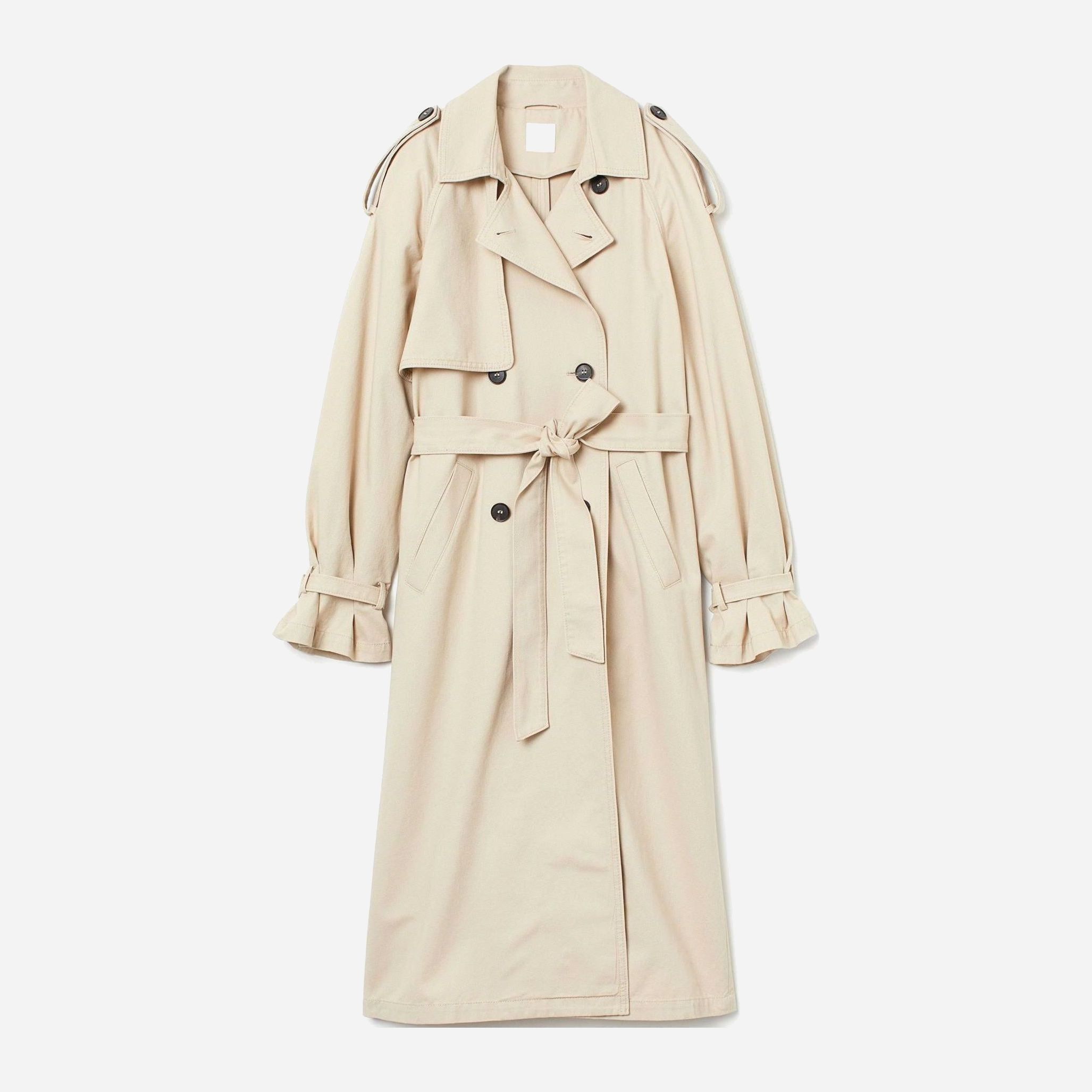 

Тренч H&M 2403-8954772 M Светло-бежевый