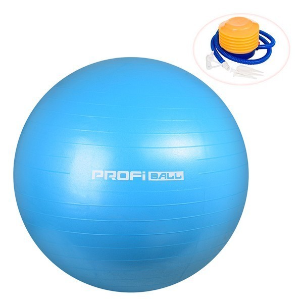 

Мяч для фитнеса с насосом Profi 65 см синий (MS1540-blue)