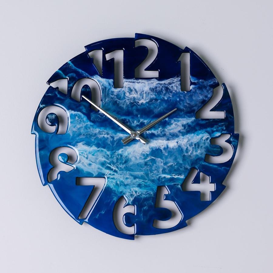 

Настенные часы с эпоксидной смолы Moku Epoxy (38 x 38 см)