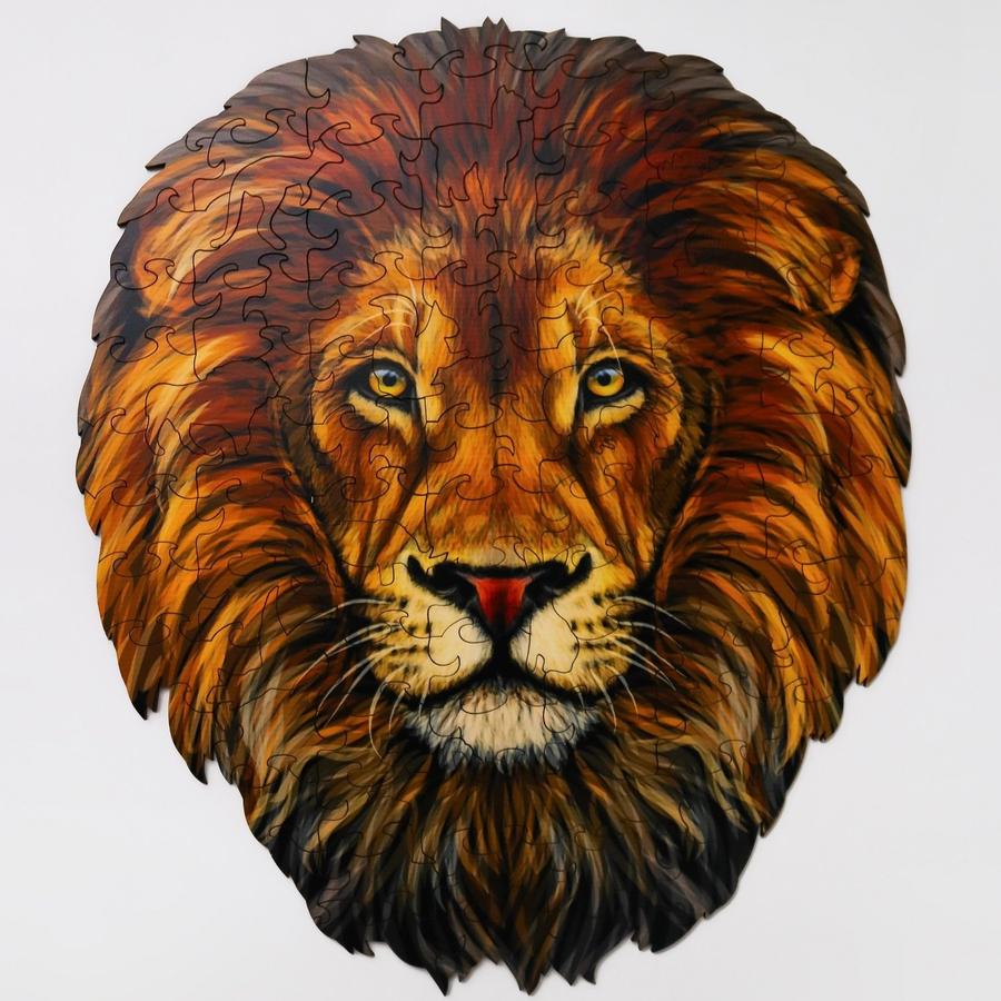 

Деревянный пазл Moku Lion L (40 x 32 см, 105 деталей)