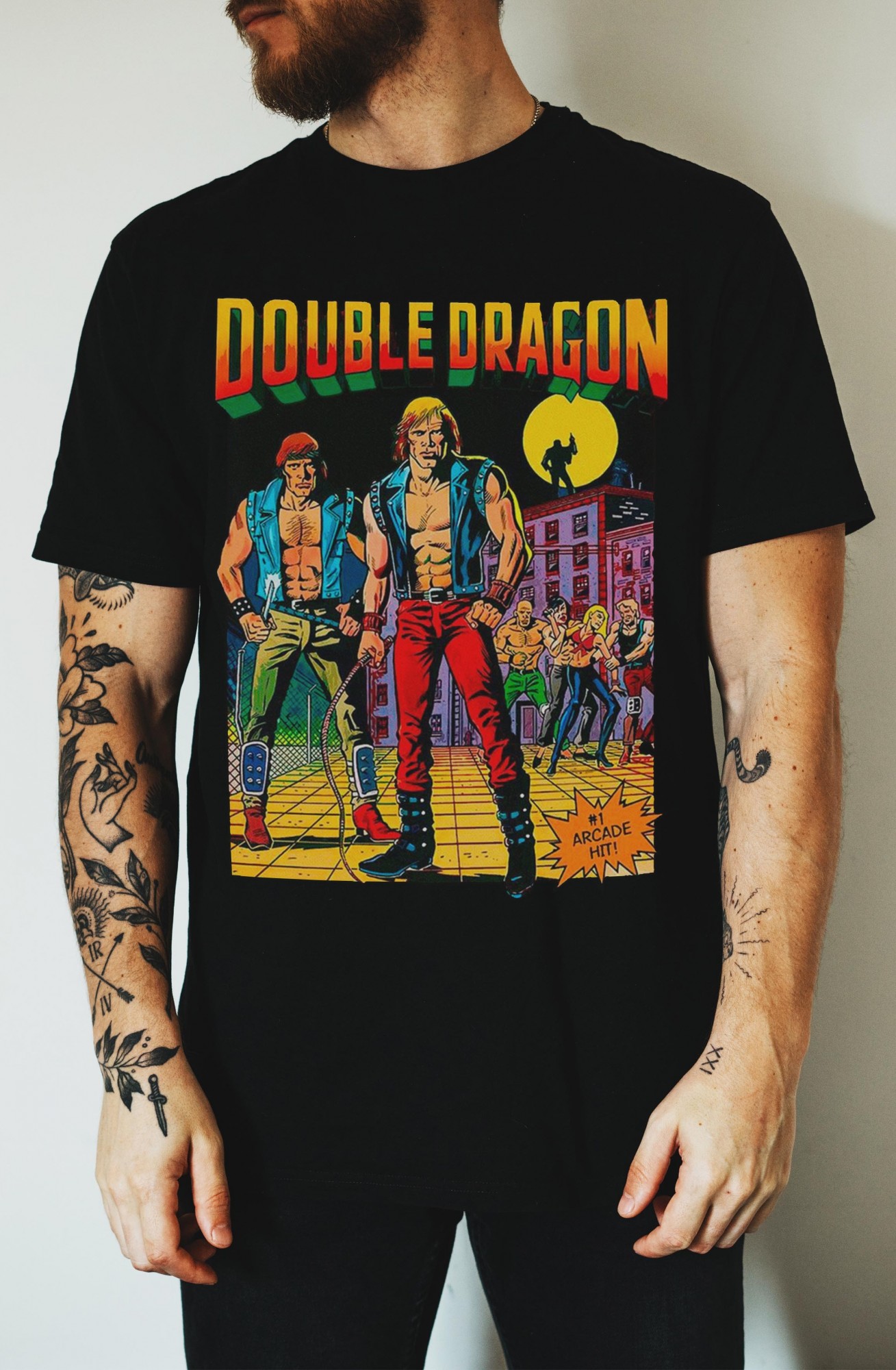 

Футболка Stedman Vintage Series Double Dragon  Черная, Футболка Stedman Vintage Series Double Dragon XL Черная