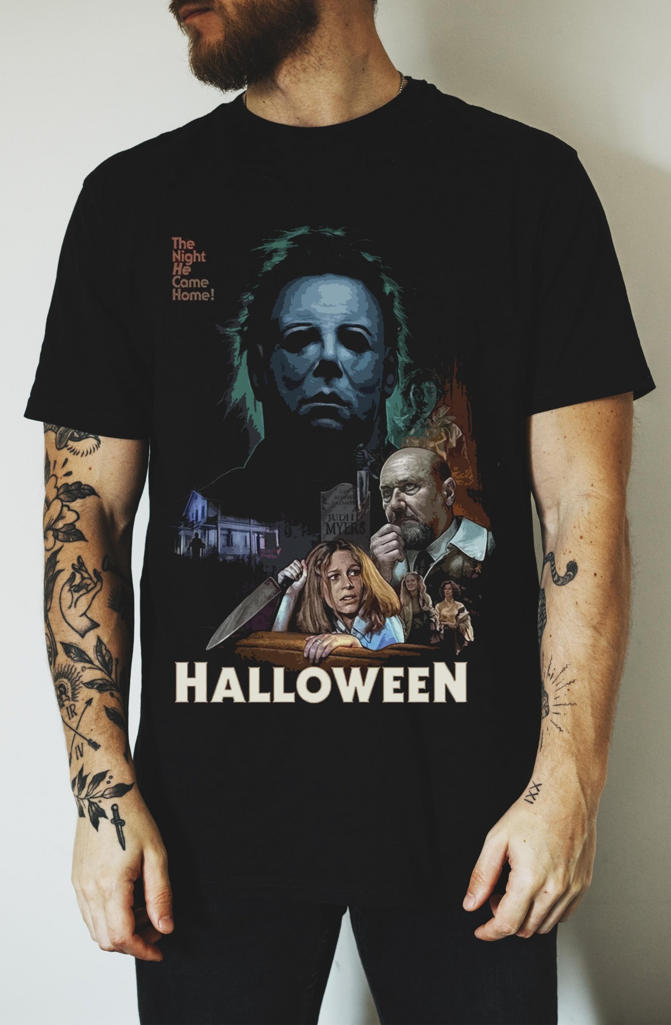 

Футболка Stedman Vintage Series Movie Halloween Хэллоуин  Черная, Футболка Stedman Vintage Series Movie Halloween Хэллоуин XS Черная