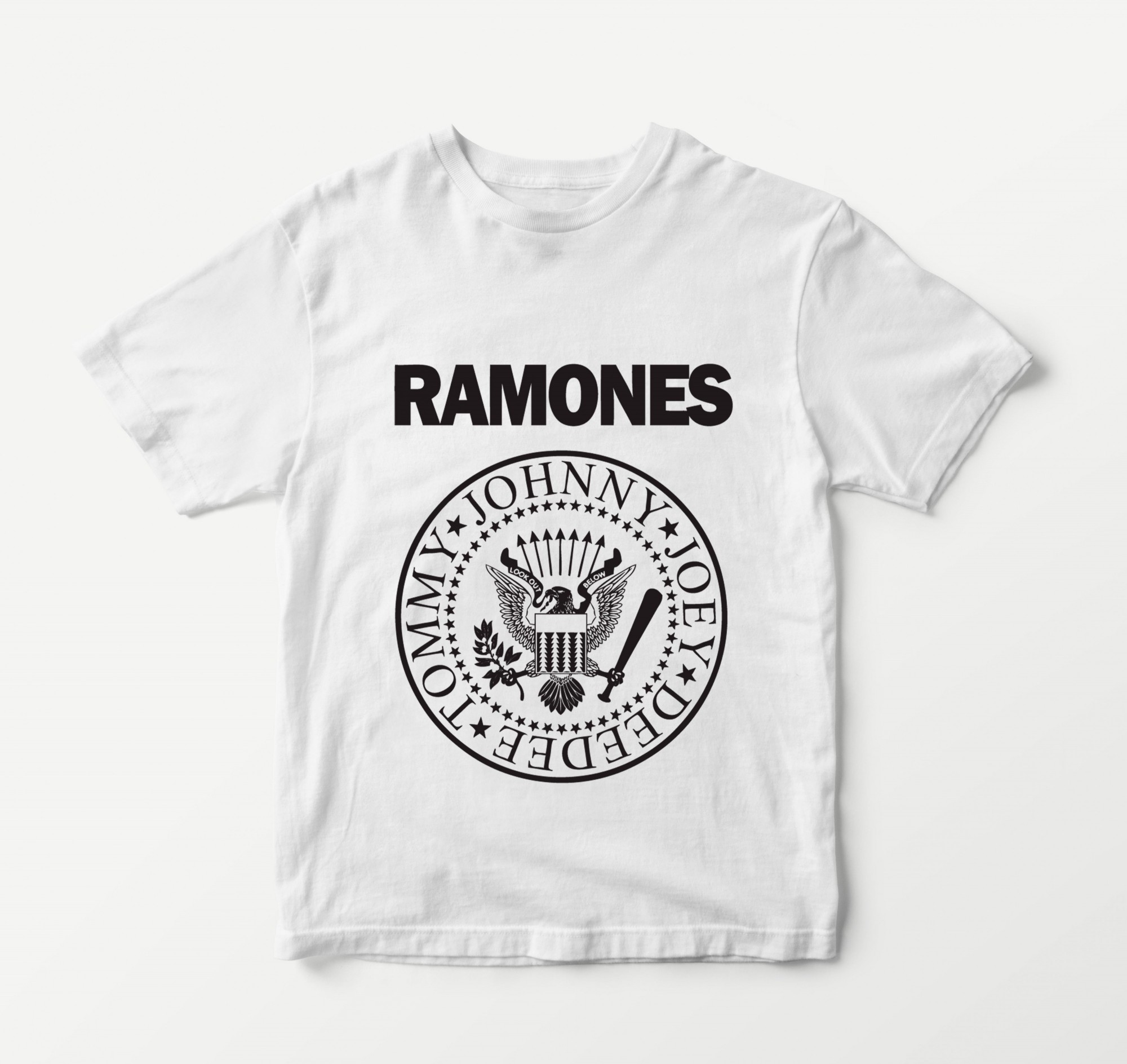 

Футболка детская Рок Рамоунз Rock Ramones S, 122-128 cm Белая